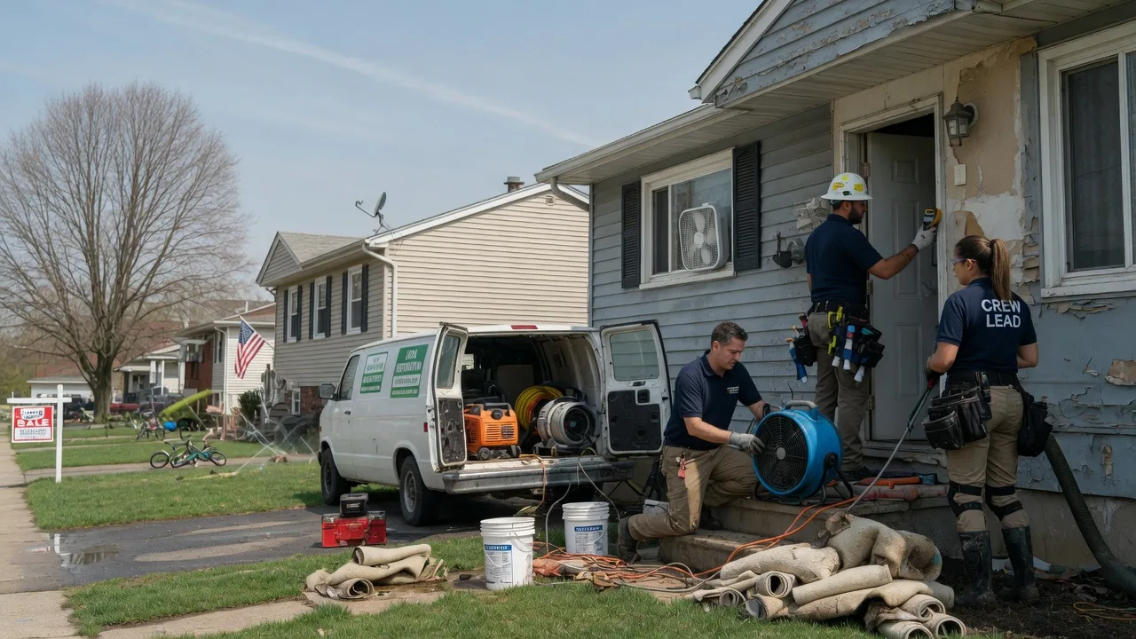 Flood Cleanup in Poolesville, MD near me